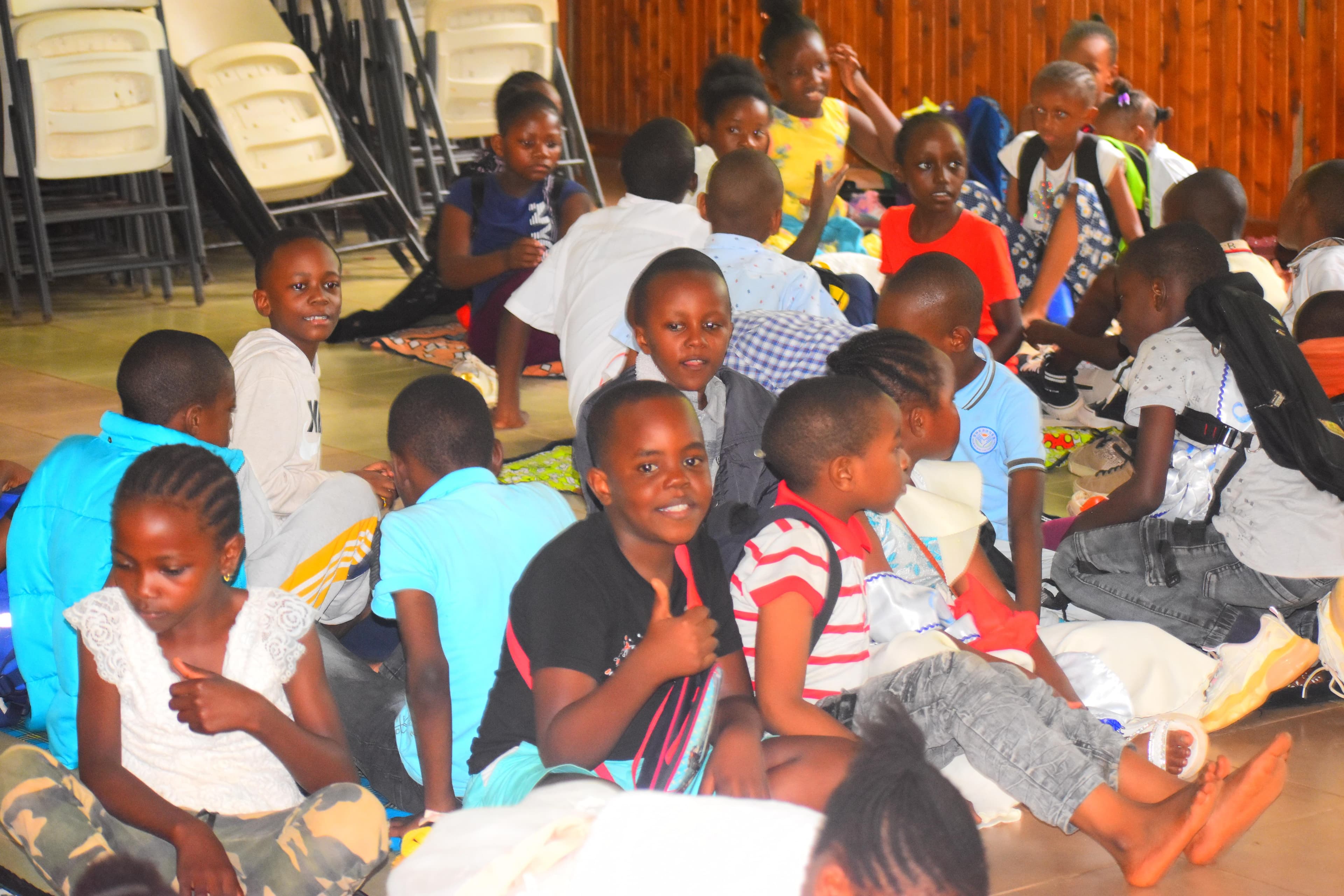 Children gathered at Bethany Mission